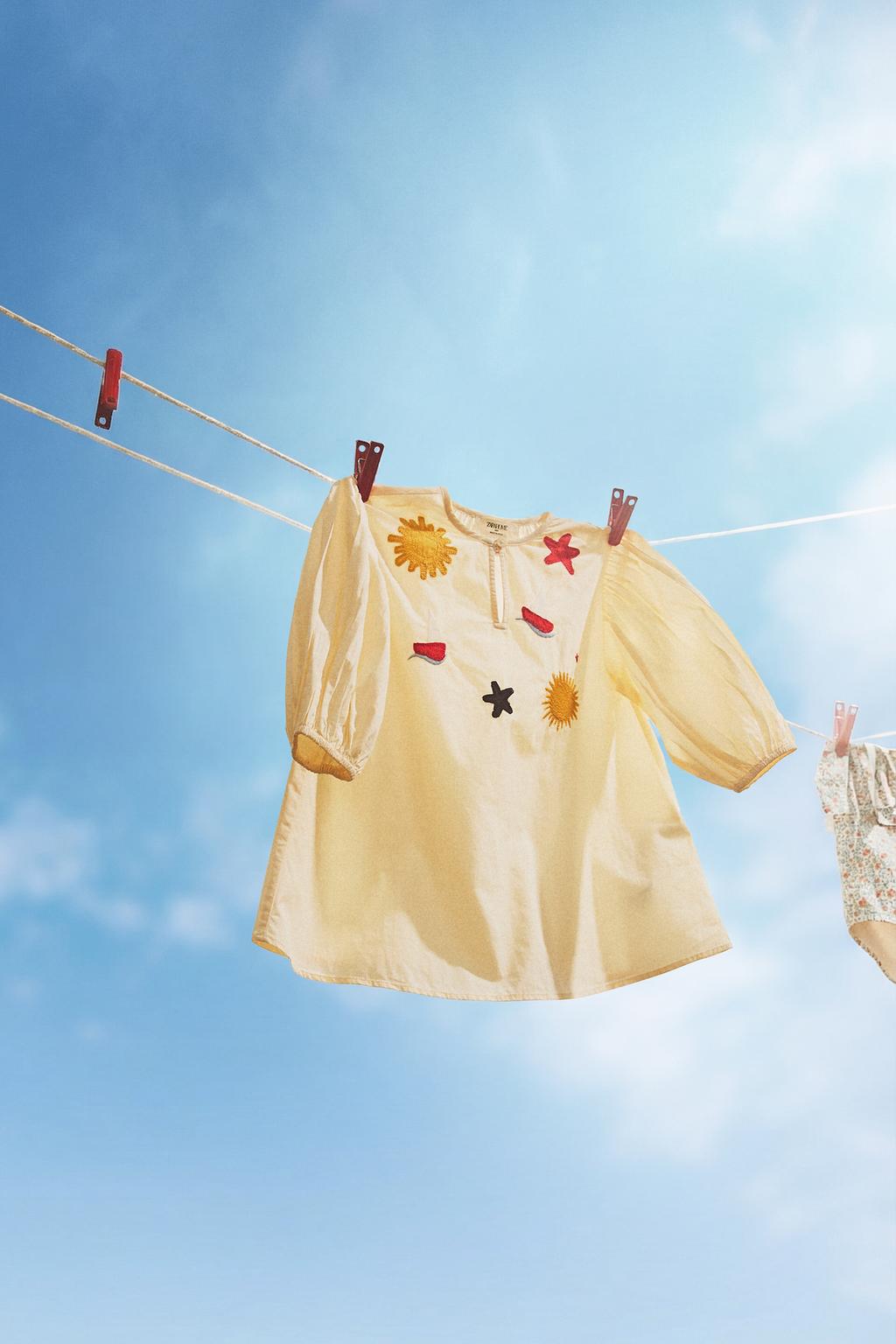 Детское платье с вышивкой для пляжа