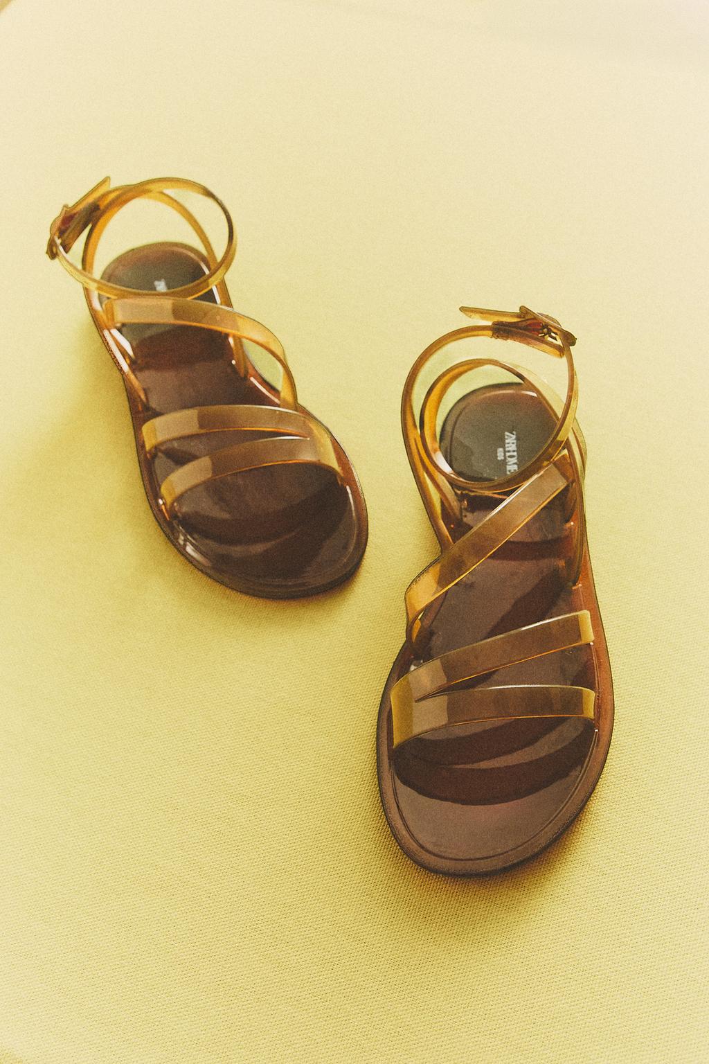 Детские гелиевые сандалии на ремешках