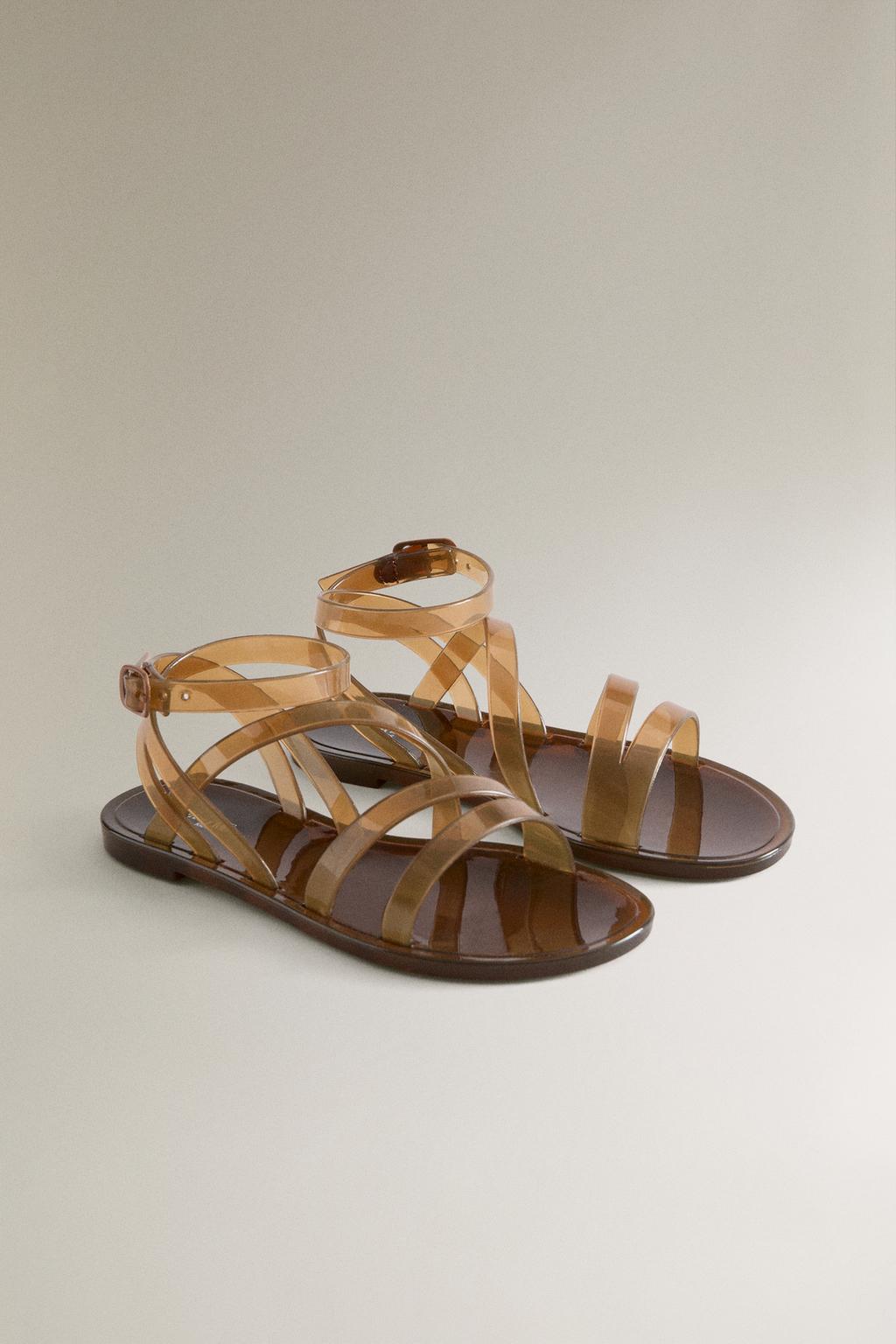 Детские гелиевые сандалии на ремешках