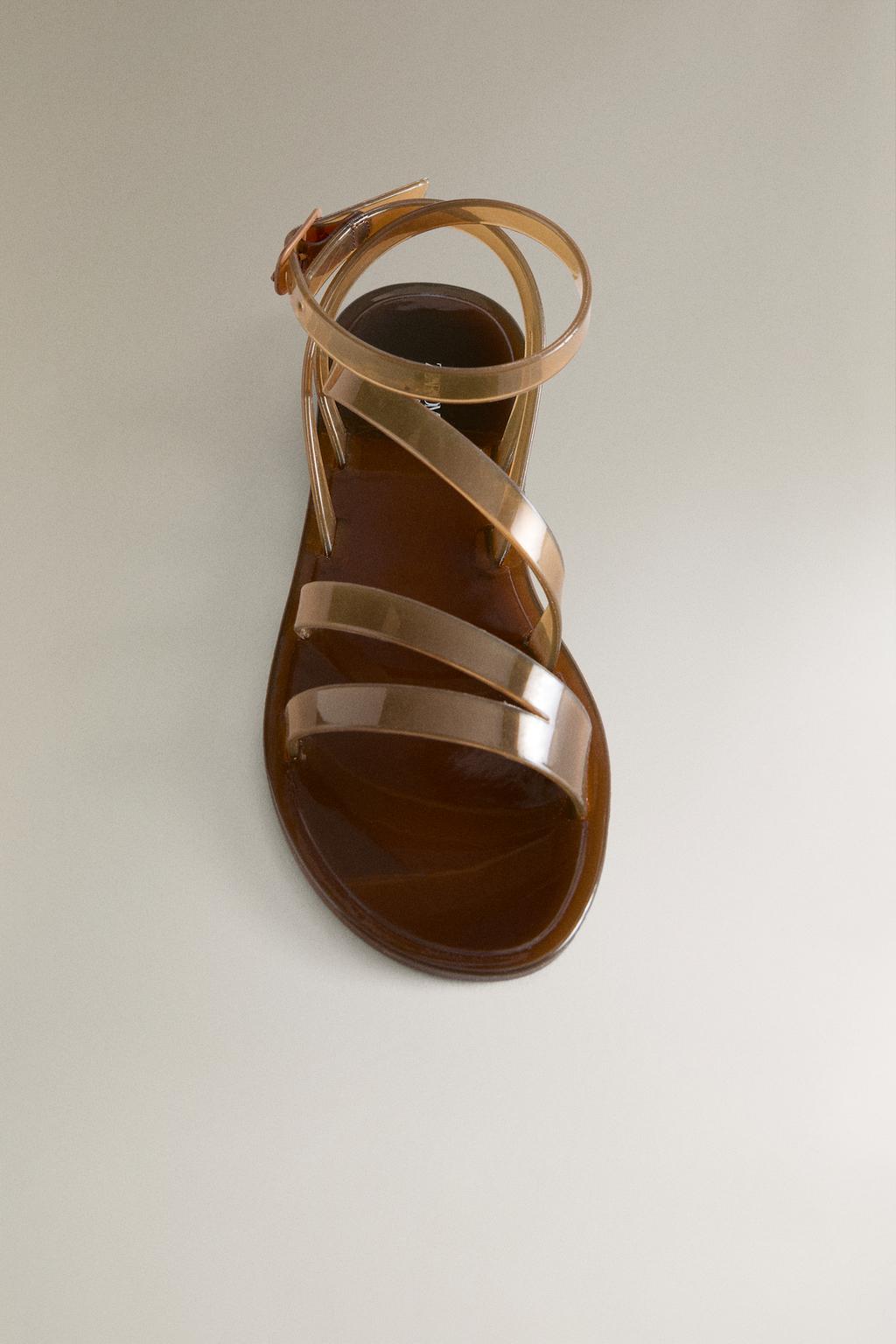 Детские гелиевые сандалии на ремешках