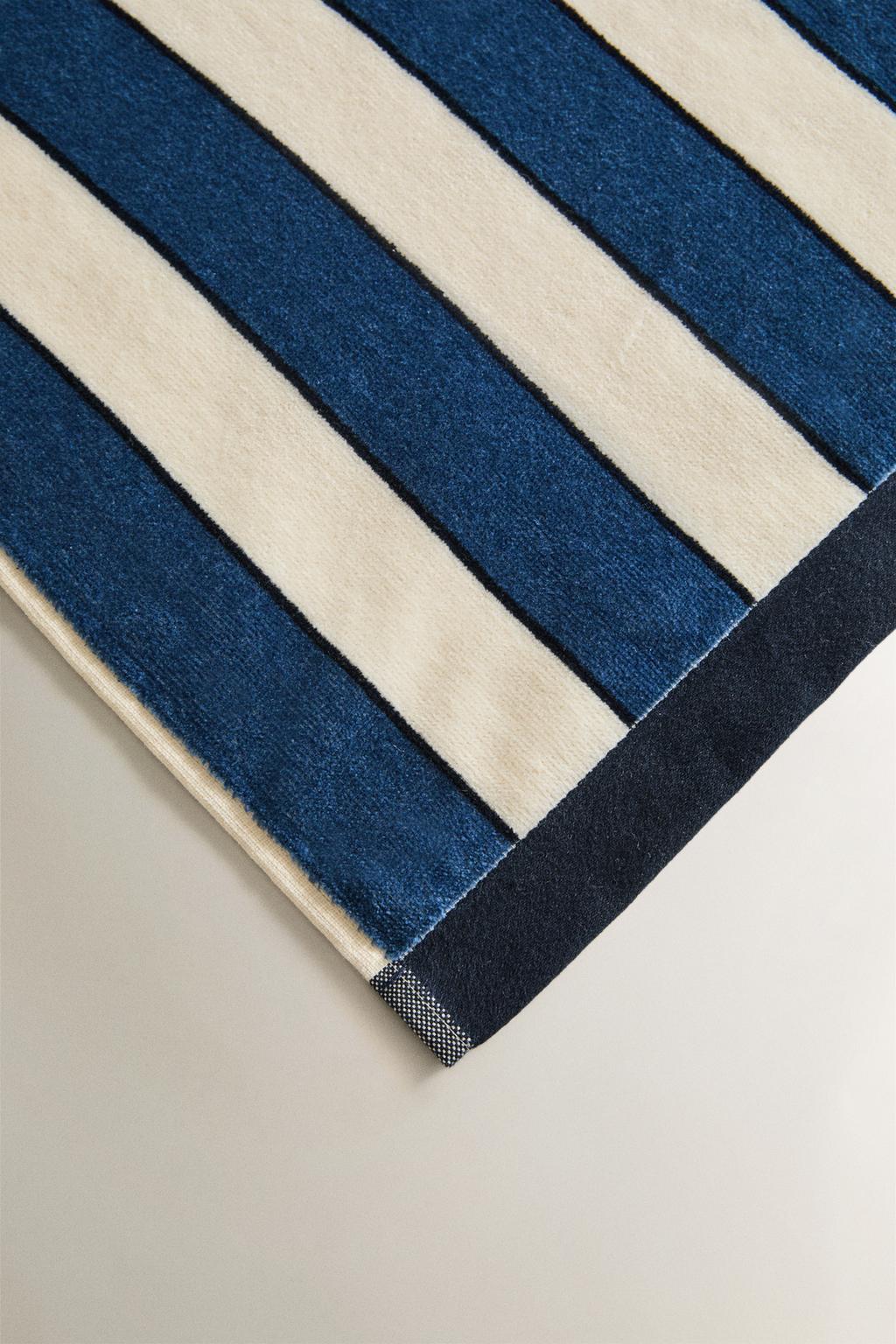 Полотенце для пляжа в полоску