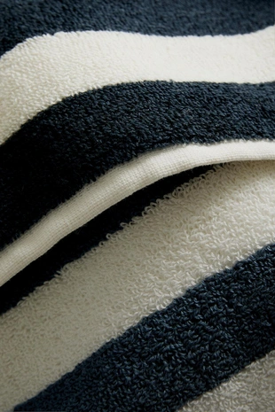 Пляжное полотенце в полоску с обратной стороной- Заказать в России