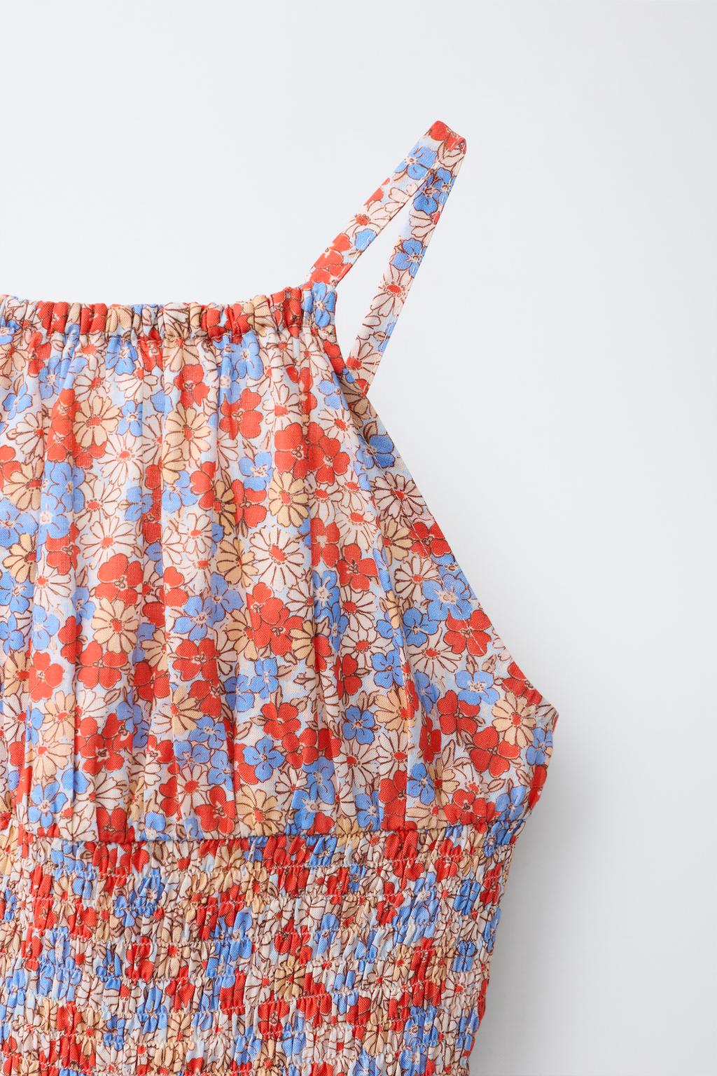 КОМБИНЕЗОН С ЦВЕТОЧНЫМ ПРИНТОМ