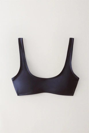 Пляжный бикини топ с круглым вырезом- Заказать в России