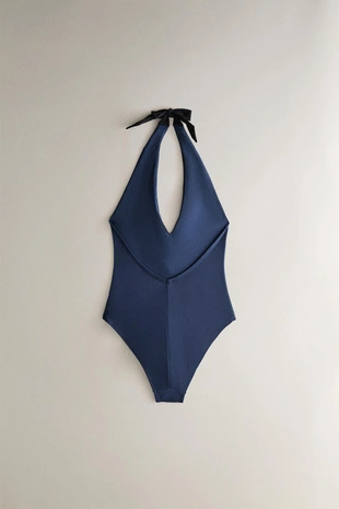 Купальник на шее с завязкой- Заказать в России