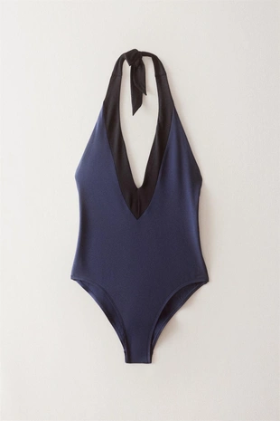 Купальник на шее с завязкой- Заказать в России