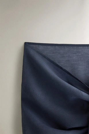 Короткий пляжный саронг из льна- Заказать в России