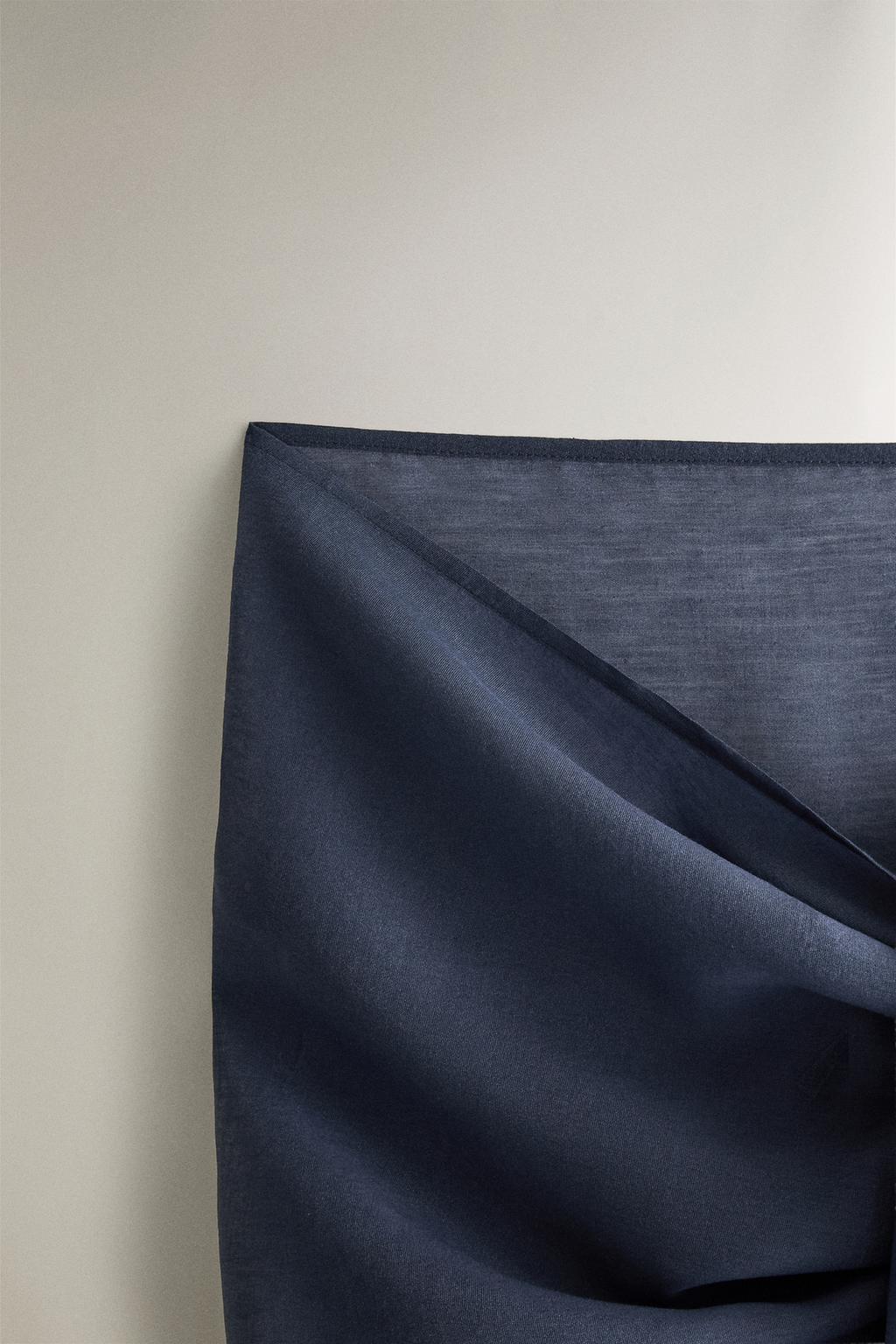 Короткий пляжный саронг из льна