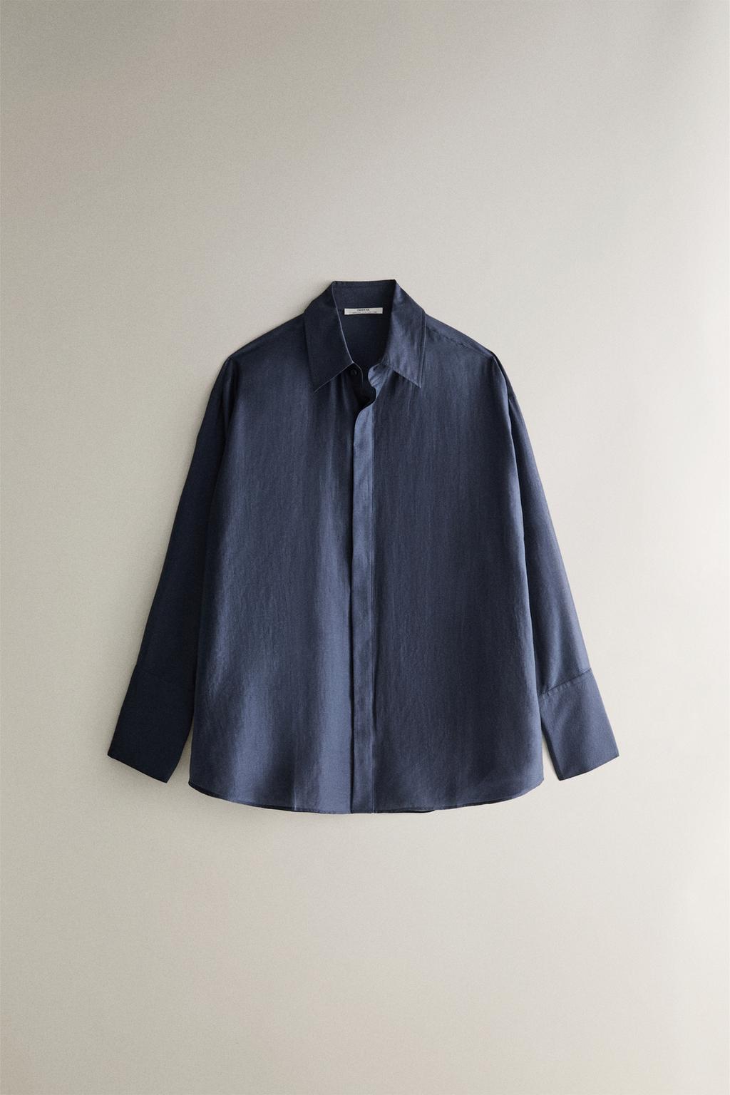 Прозрачная рубашка большого размера