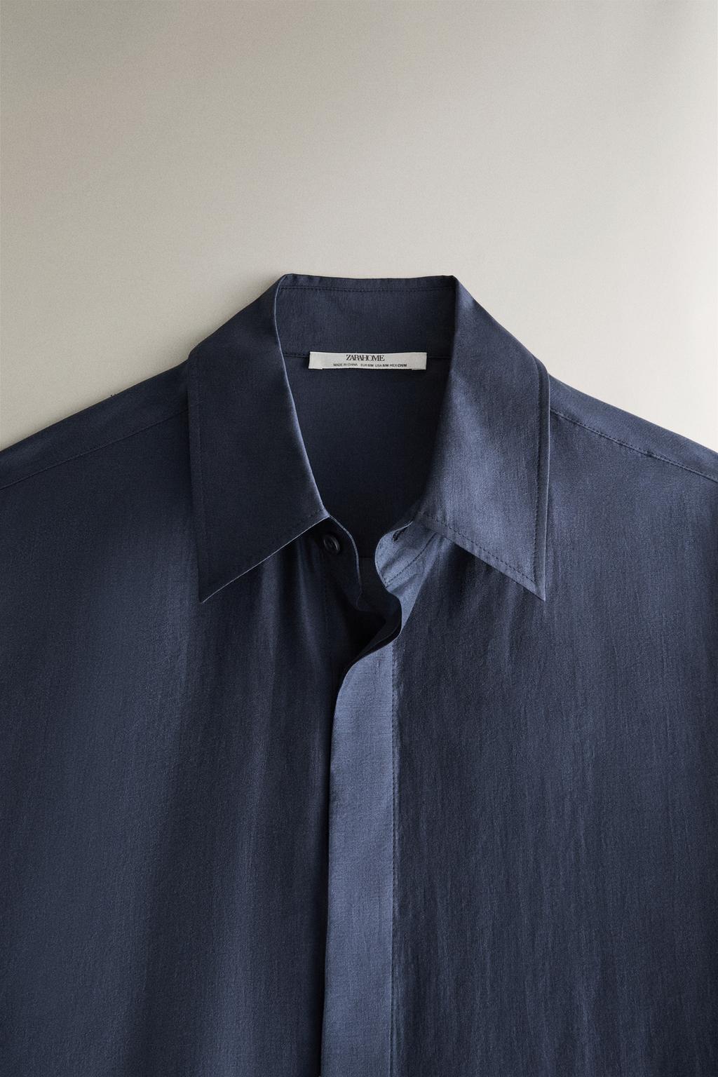 Прозрачная рубашка большого размера