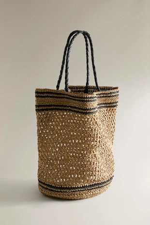 Большая бумажная сумка-тоут- Заказать в России