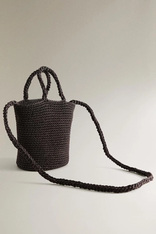Сумочка мини с плетеным эффектом- Заказать в России