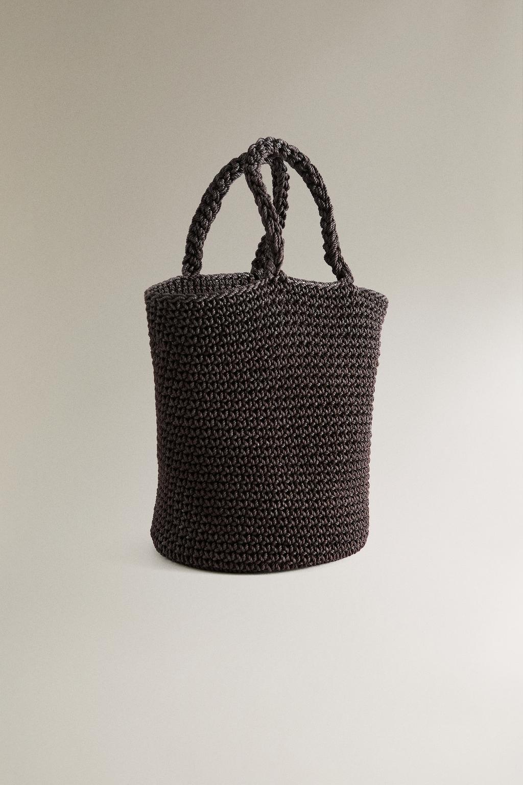 Сумочка мини с плетеным эффектом