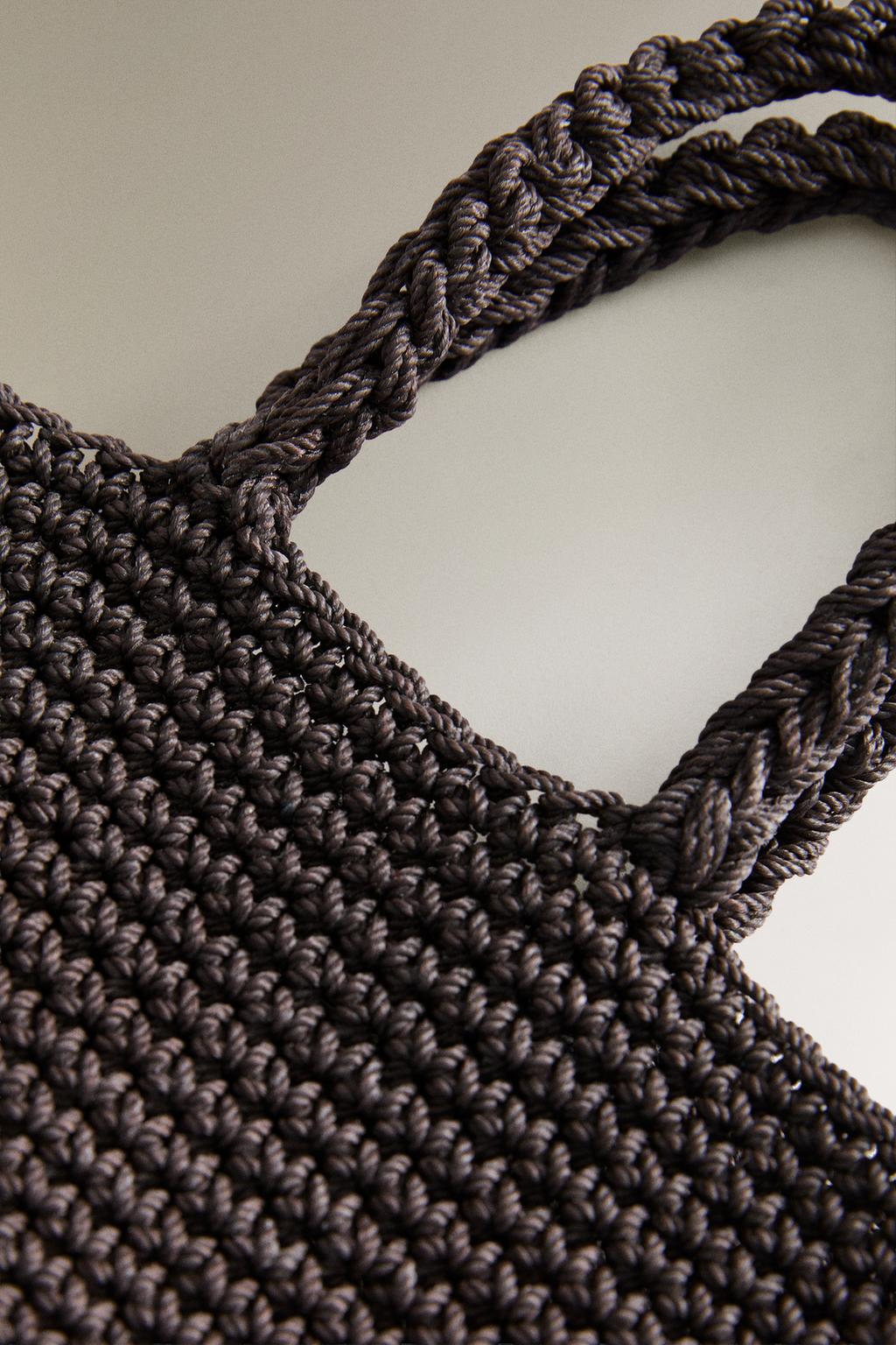 Сумочка мини с плетеным эффектом