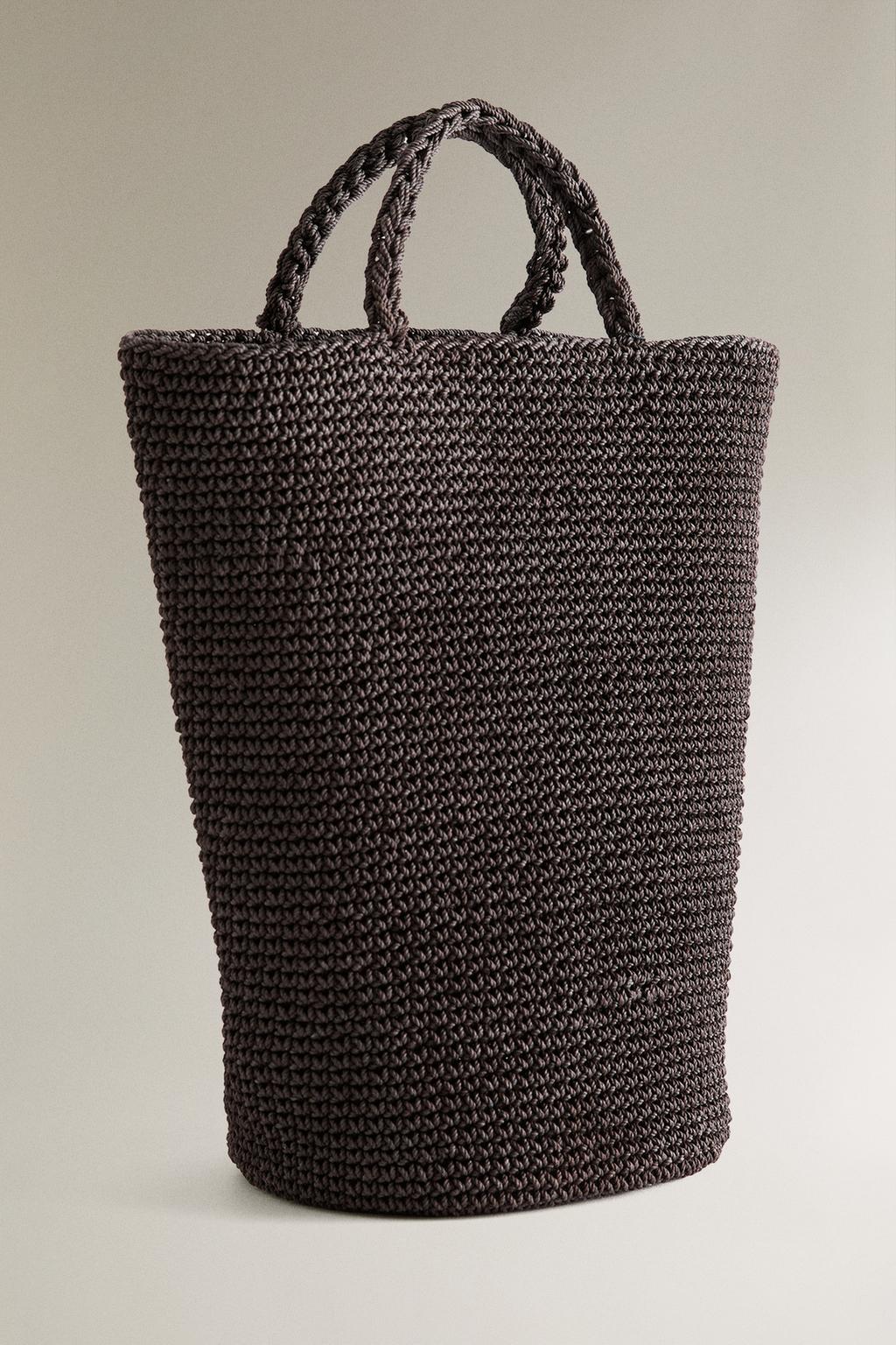 Сумка с плетеным эффектом