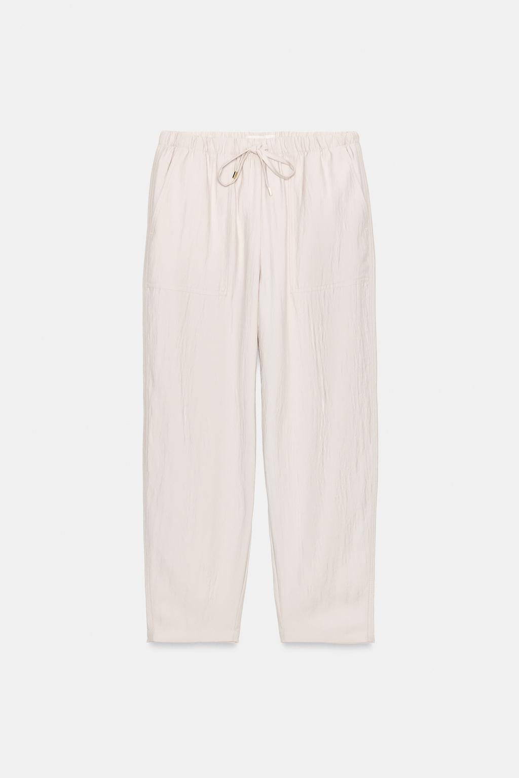 БРЮКИ С ЭЛАСТИЧНЫМ ПОЯСОМ