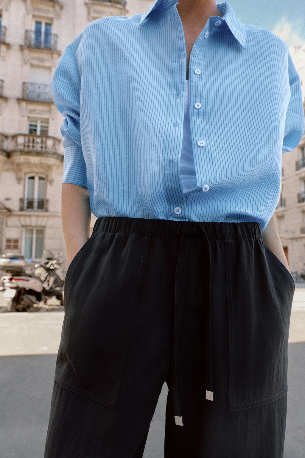 БРЮКИ С ЭЛАСТИЧНЫМ ПОЯСОМ