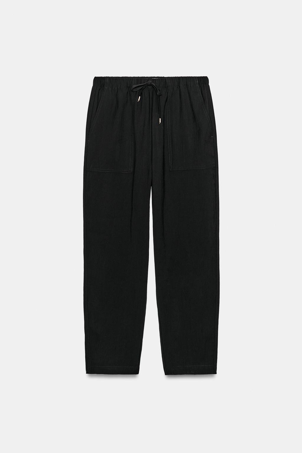 БРЮКИ С ЭЛАСТИЧНЫМ ПОЯСОМ