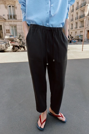 Брюки с эластичным поясом