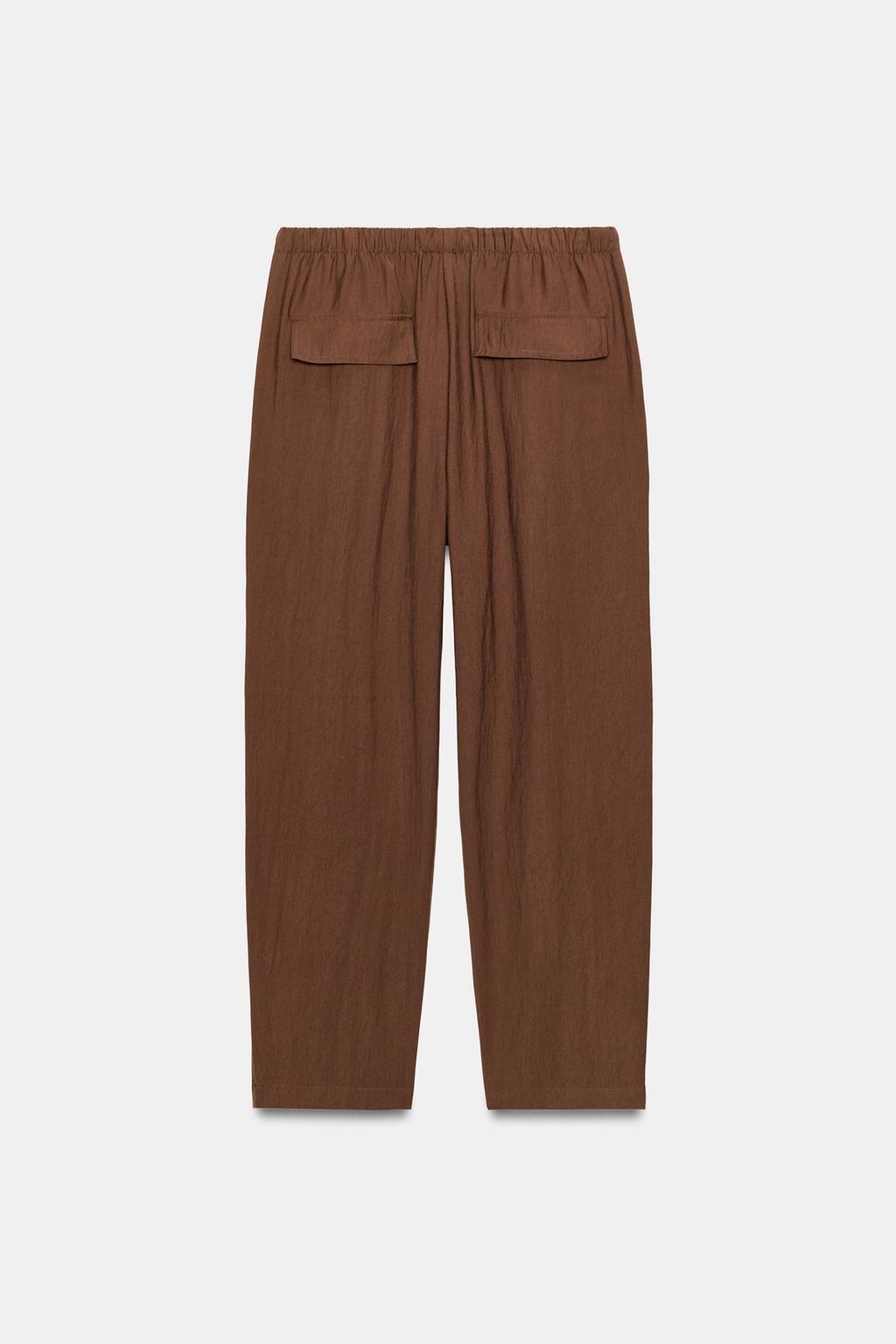 БРЮКИ С ЭЛАСТИЧНЫМ ПОЯСОМ