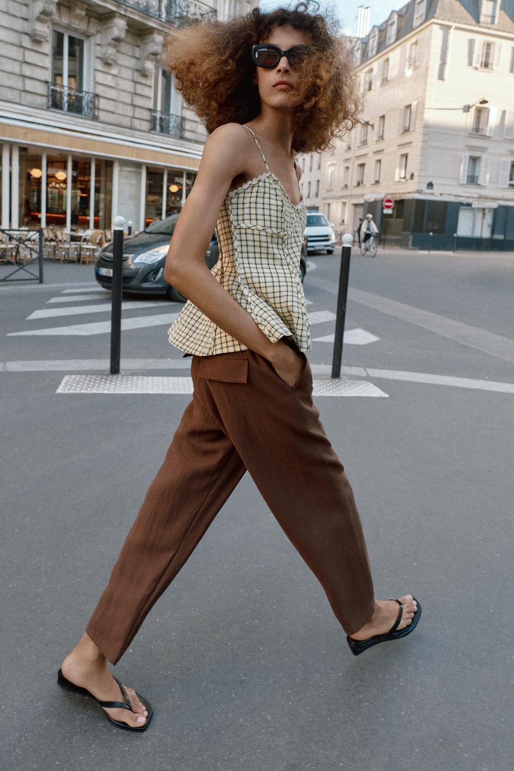 БРЮКИ С ЭЛАСТИЧНЫМ ПОЯСОМ