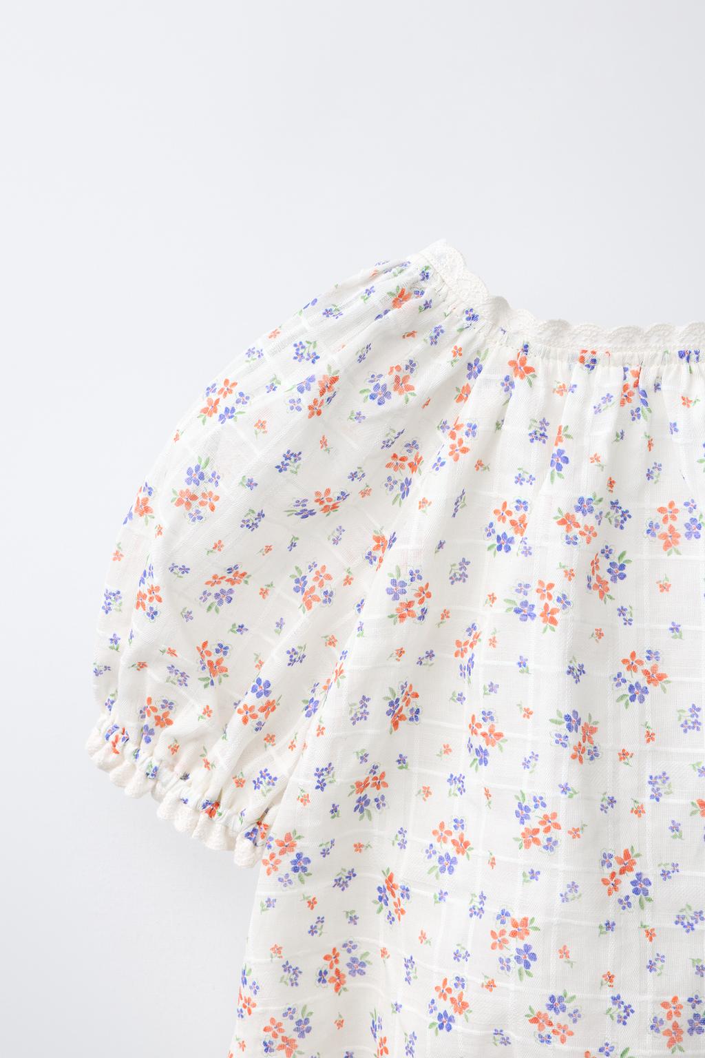 БЛУЗА ЦВЕТЫ КРУЖЕВО