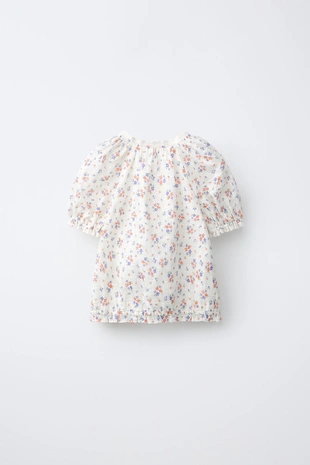 Блуза цветы кружево- Заказать в России