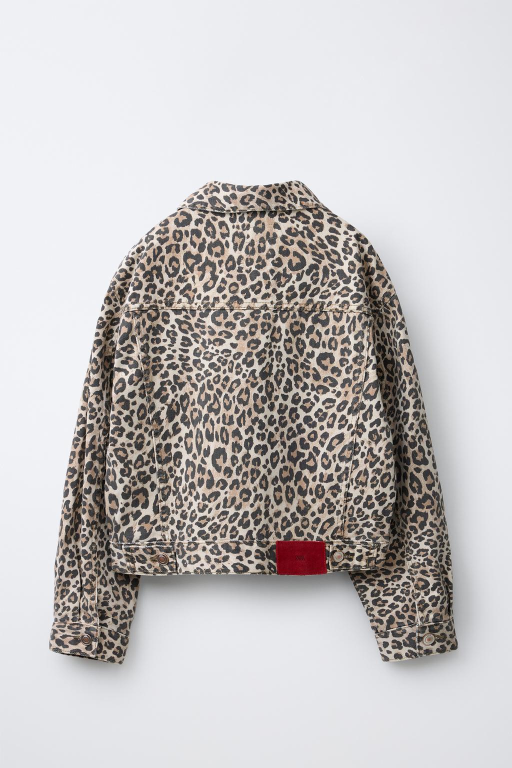 ДЖИНСОВАЯ КУРТКА С АНИМАЛИСТИЧЕСКИМ ПРИНТОМ