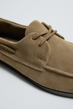 Кожаные топсайдеры- Заказать в России