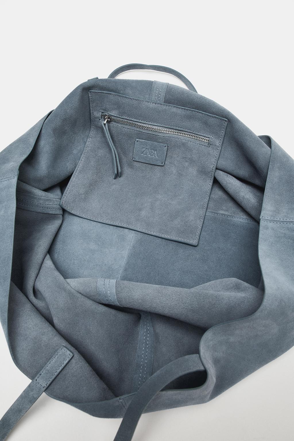 ЗАМШЕВАЯ СУМКА-ШОПЕР MAXI