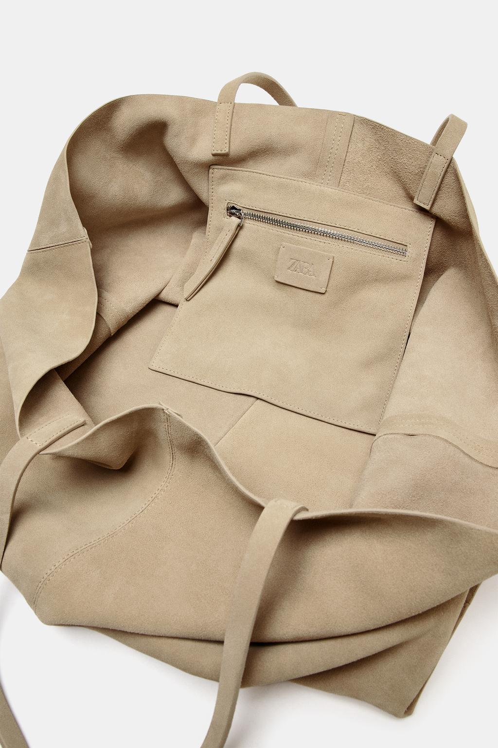 ЗАМШЕВАЯ СУМКА-ШОПЕР MAXI