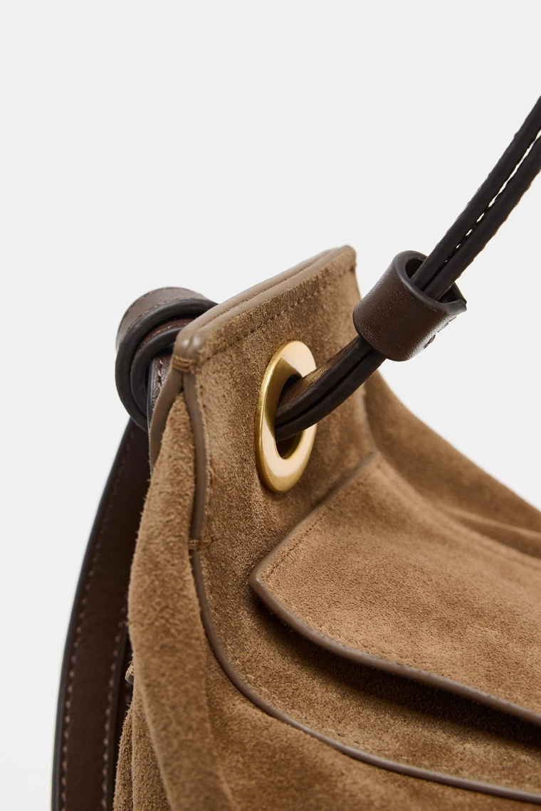 Кожаная прямоугольная сумка