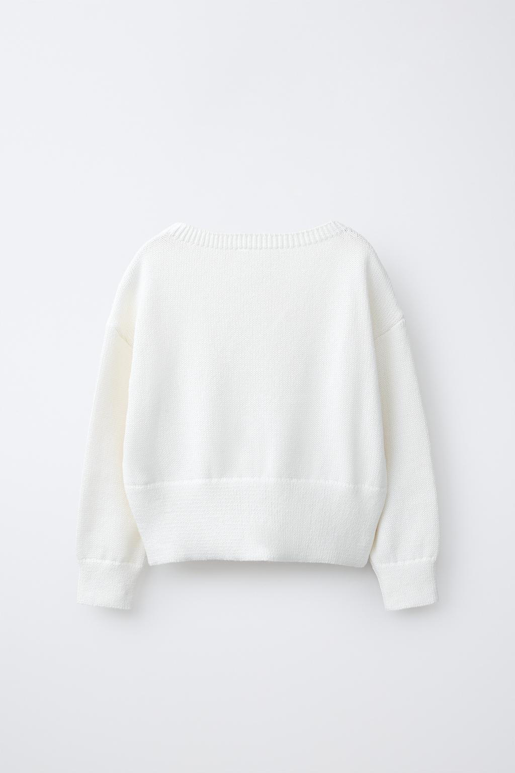 СВИТЕР С ВЫРЕЗОМ «ЛОДОЧКА»