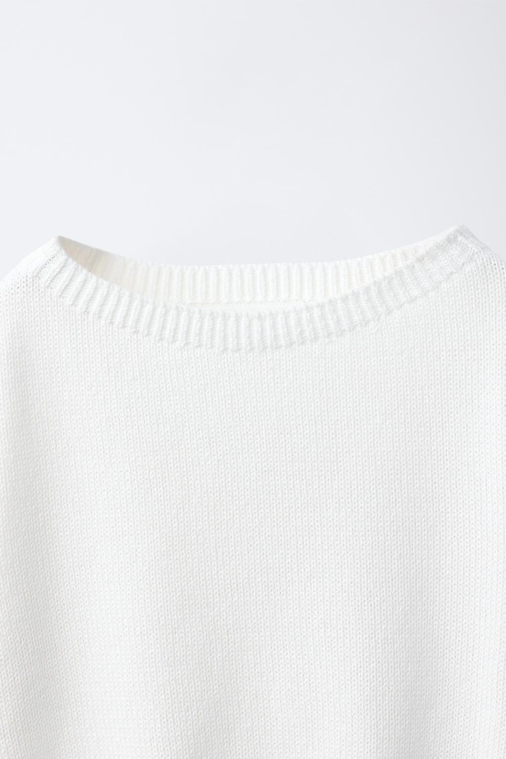 СВИТЕР С ВЫРЕЗОМ «ЛОДОЧКА»