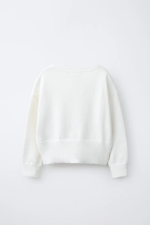 Свитер с вырезом «лодочка»- Заказать в России