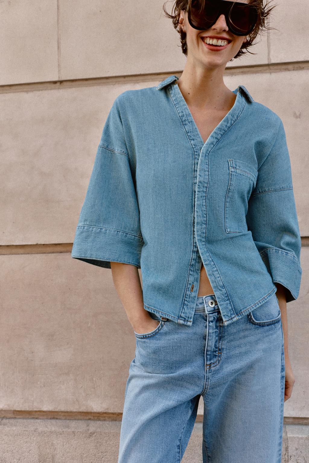 ДЖИНСЫ Z.07  СО СРЕДНЕЙ ПОСАДКОЙ И ОТВОРОТАМИ