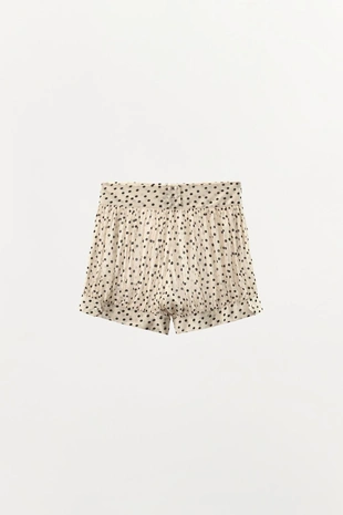 Шорты-бананы в горошек- Заказать в России