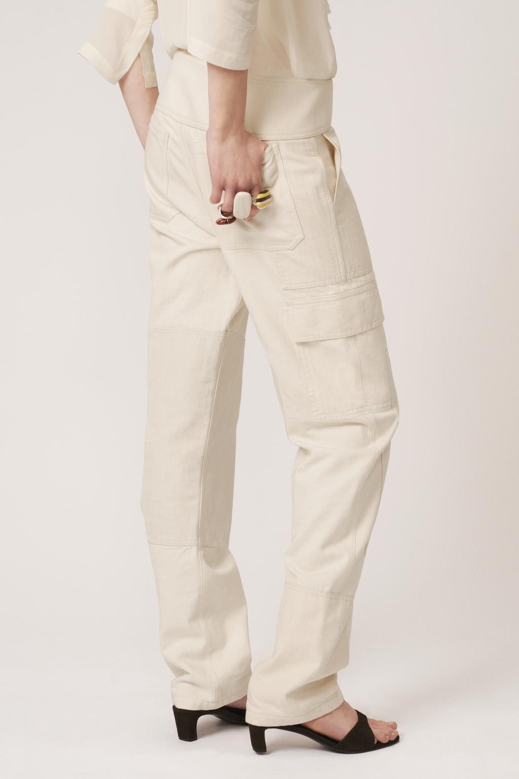 БРЮКИ В СТИЛЕ ПЭЧВОРК — THE ITEM ZARA WOMAN