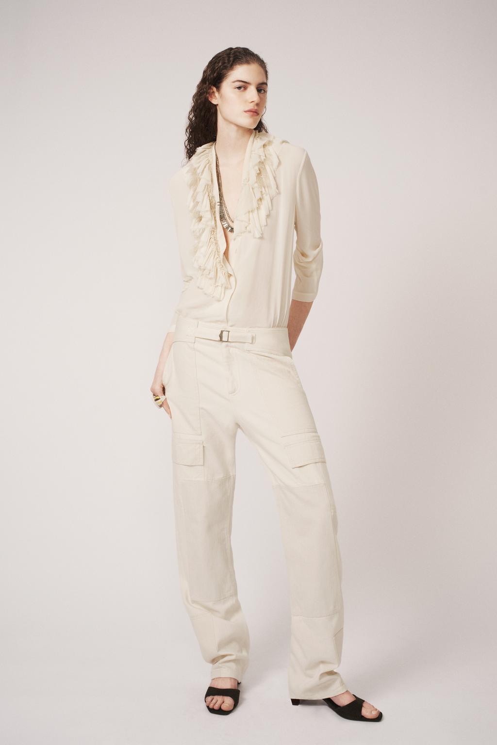 БРЮКИ В СТИЛЕ ПЭЧВОРК — THE ITEM ZARA WOMAN