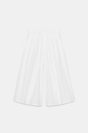 Брюки-кюлоты со сборками- Заказать в России