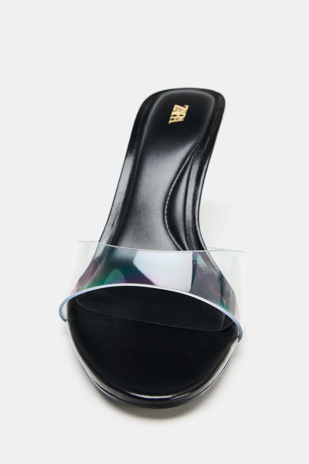 ВИНИЛОВЫЕ БОСОНОЖКИ НА КАБЛУКЕ