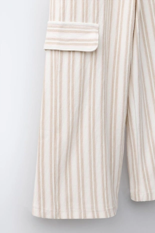 Брюки карго  в полоску