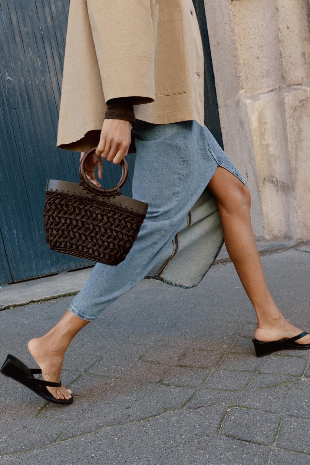 МИНИ-СУМКА-КОРЗИНА ИЗ РАФИИ