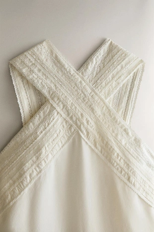 Ночная сорочка с кружевом- Заказать в России