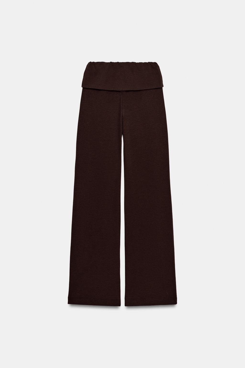 БРЮКИ ИЗ ТКАНИ ИНТЕРЛОК С ЭФФЕКТОМ ПОТЕРТОСТИ