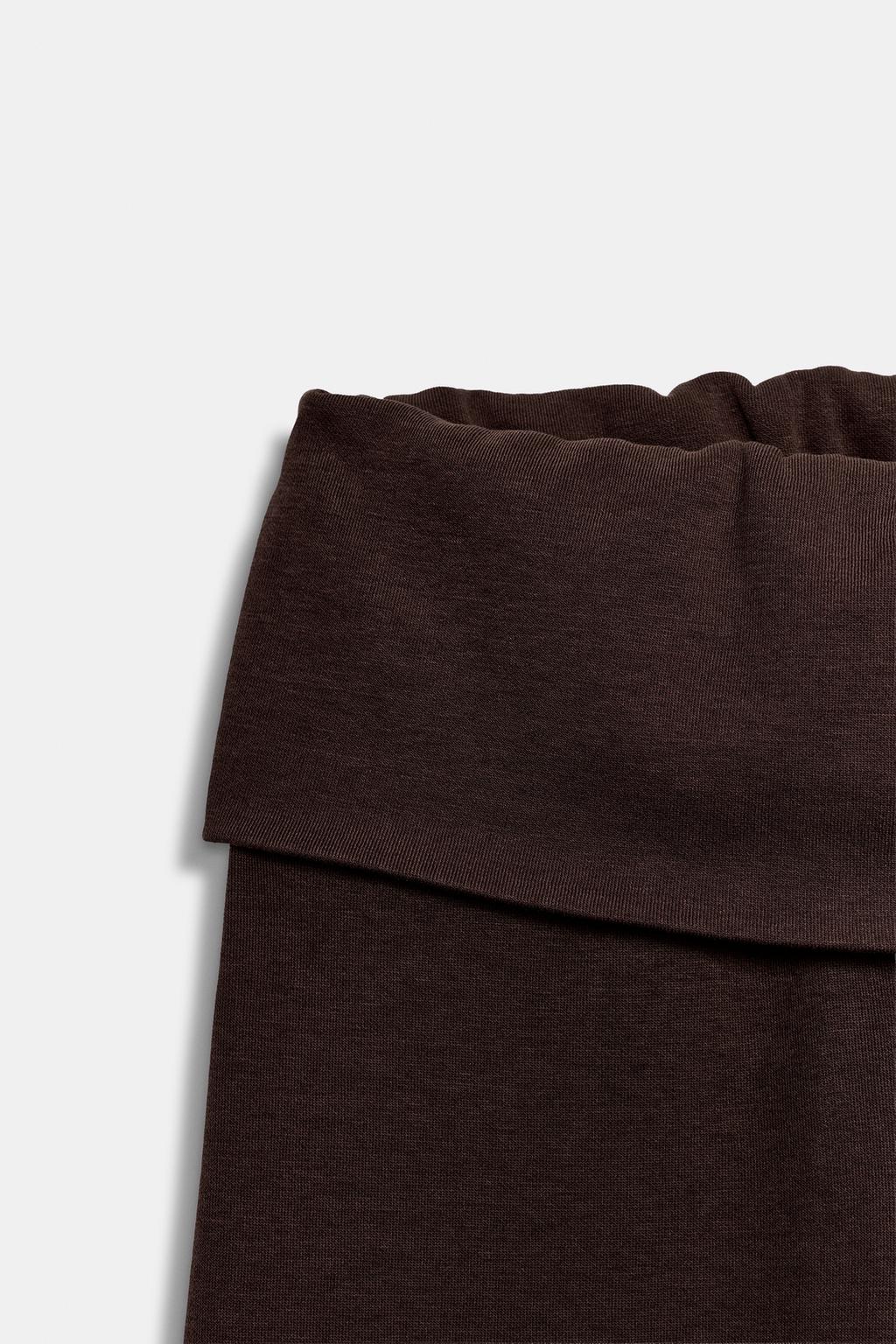 БРЮКИ ИЗ ТКАНИ ИНТЕРЛОК С ЭФФЕКТОМ ПОТЕРТОСТИ