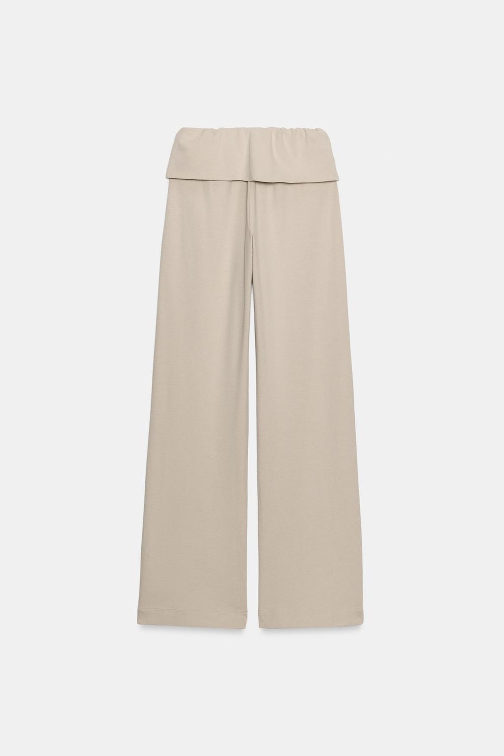 БРЮКИ ИЗ ТКАНИ ИНТЕРЛОК С ЭФФЕКТОМ ПОТЕРТОСТИ