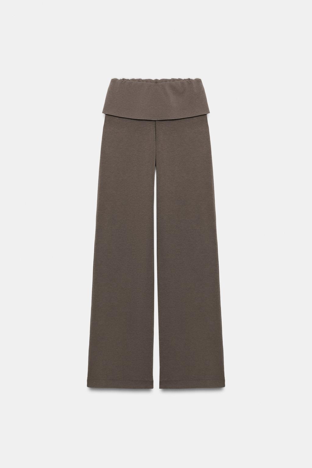 БРЮКИ ИЗ ТКАНИ ИНТЕРЛОК С ЭФФЕКТОМ ПОТЕРТОСТИ