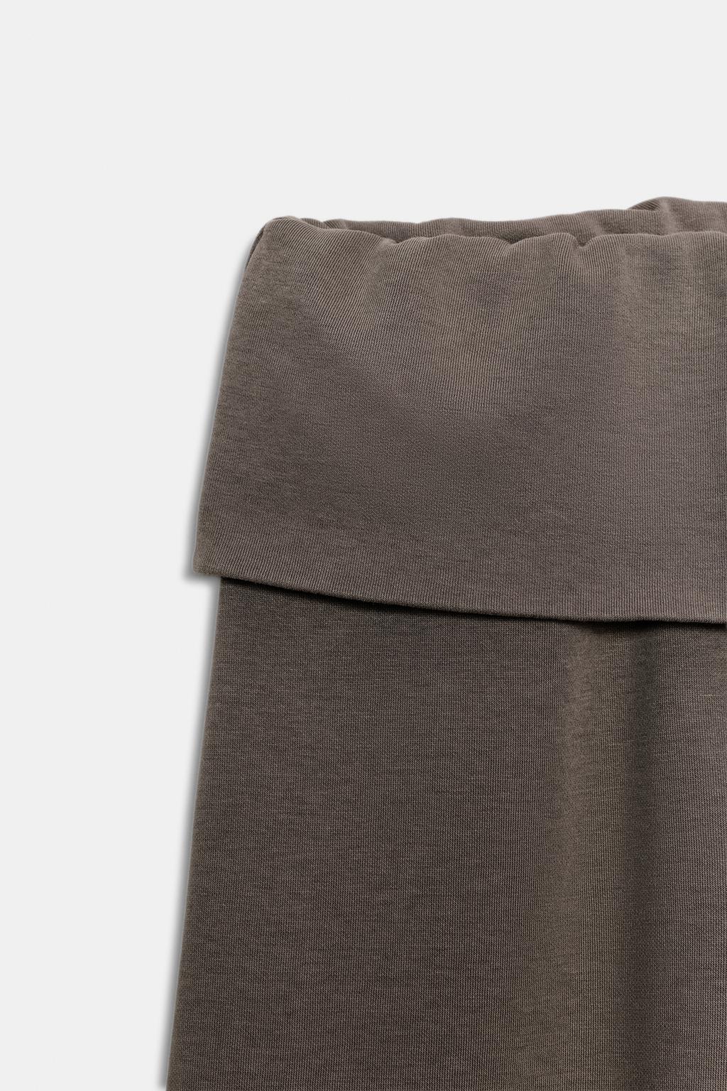 БРЮКИ ИЗ ТКАНИ ИНТЕРЛОК С ЭФФЕКТОМ ПОТЕРТОСТИ