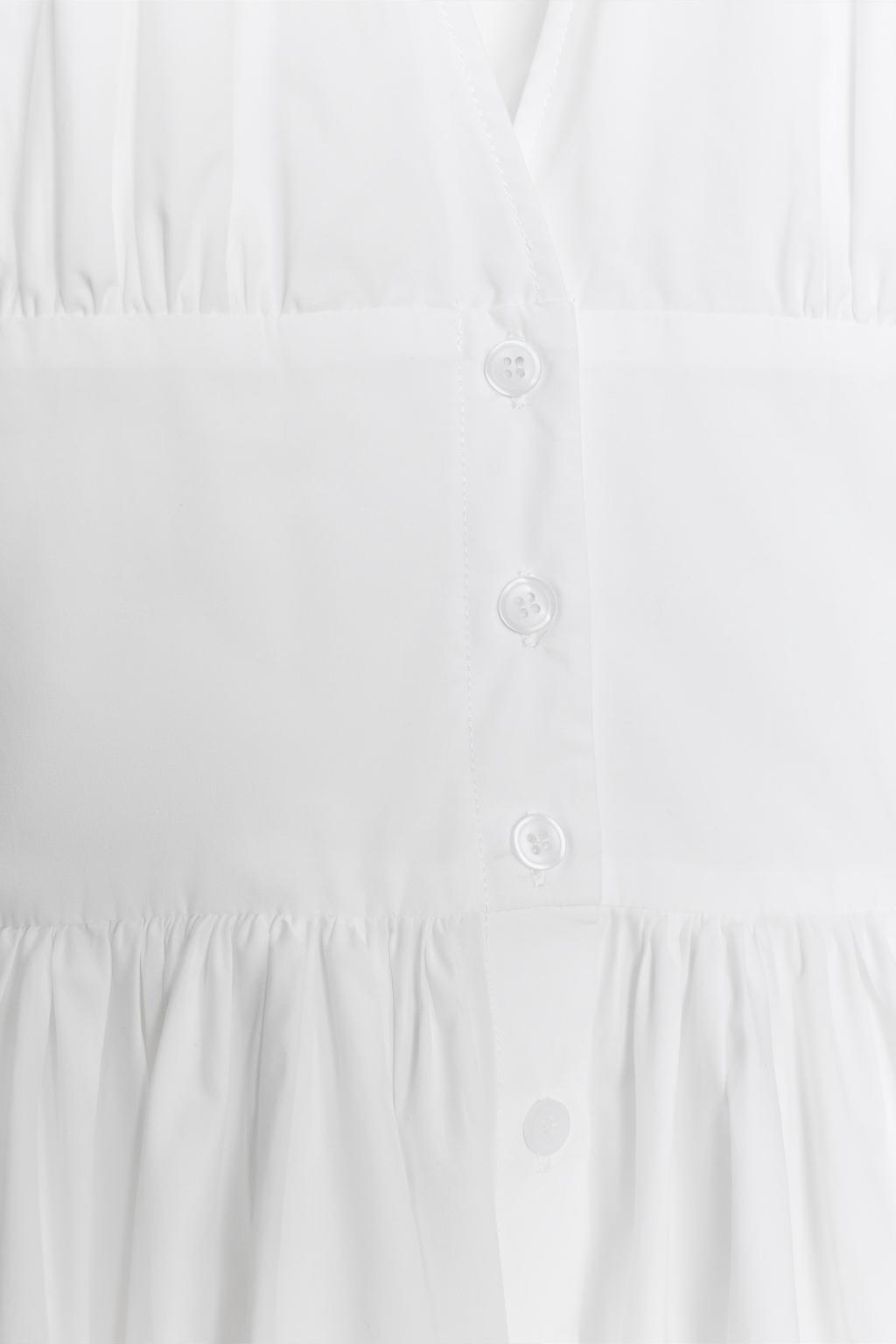 МИНИ-ПЛАТЬЕ ИЗ ПОПЛИНА